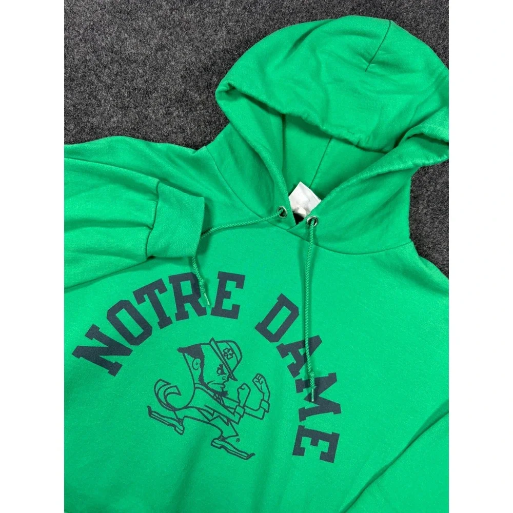Champion Notre Dame Fighting Irish Hoodie Mens 2XL Green NCAA College